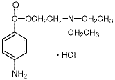 鹽酸普魯卡因結構式