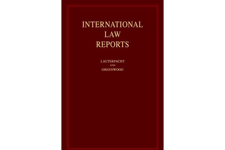 International Law Reports International Law Reports