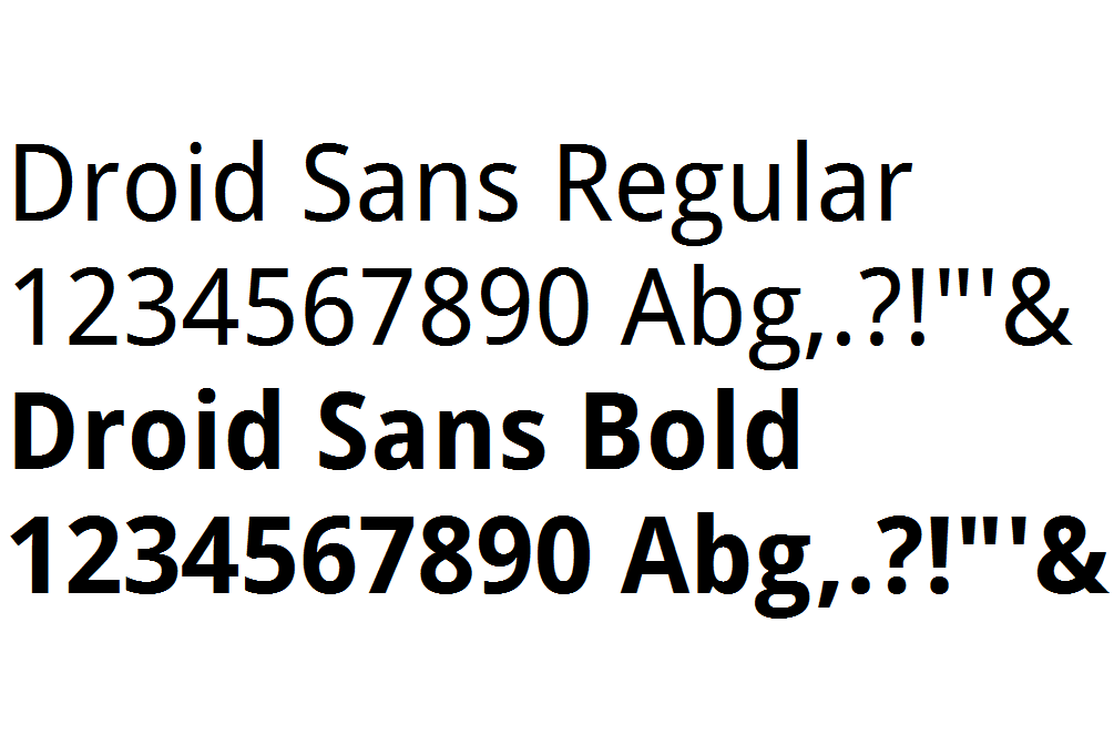 droid sans droid sans
