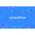 sympathize sympathize