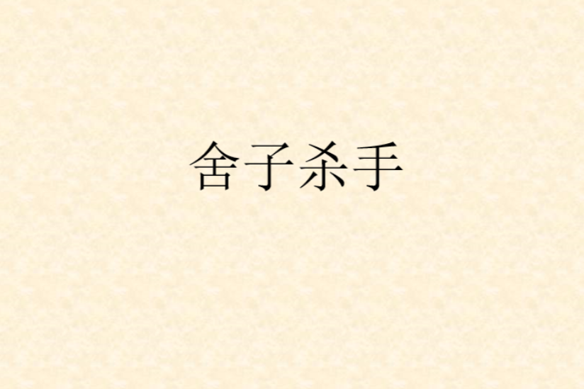 舍子殺手 舍子殺手
