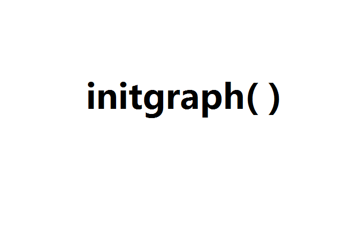 initgraph