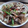 臘肉炒香菇 臘肉炒香菇