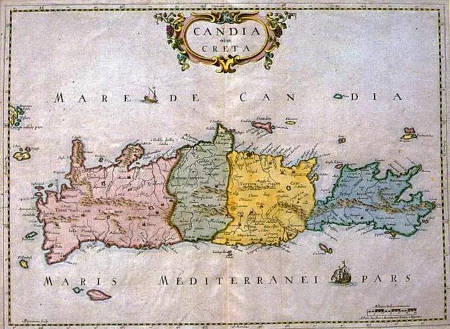 戰後 克里特全島被威尼斯重新劃分為4個省