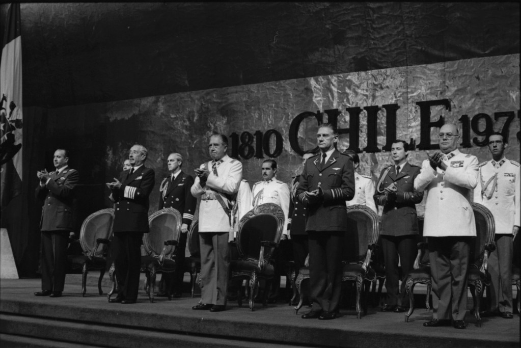 皮諾切特出席紀念智利獨立的活動