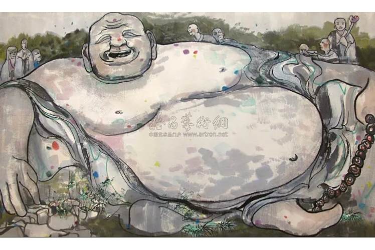契此僧像