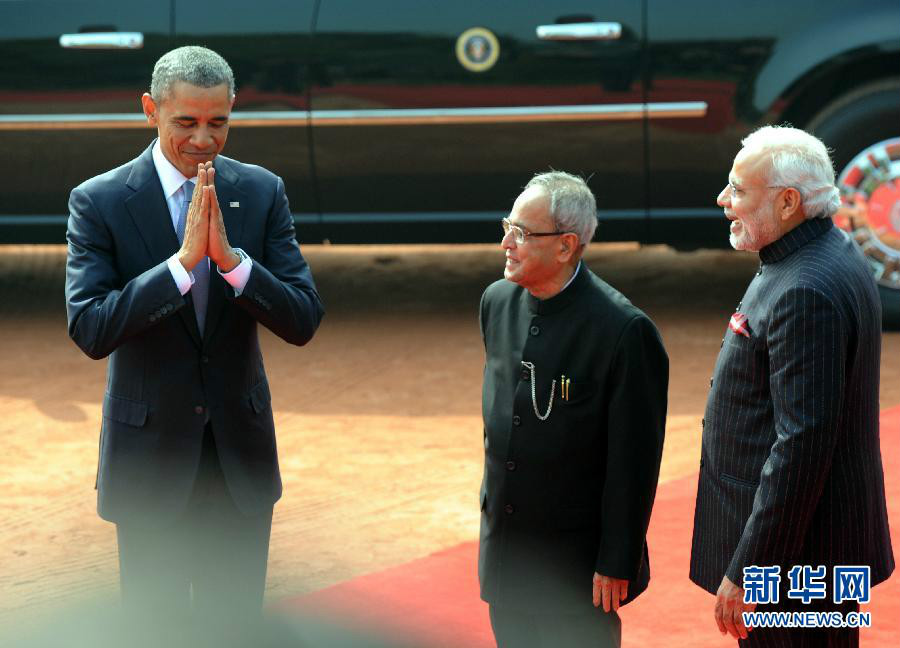 美國總統歐巴馬訪問印度