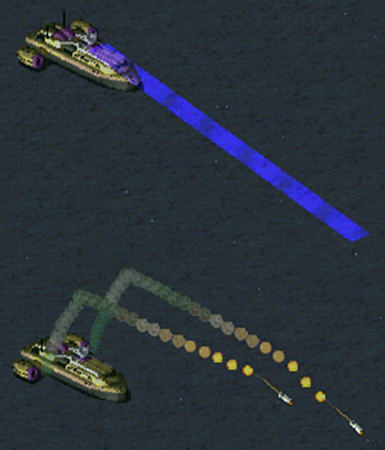 海妖護衛艦的攻擊模式