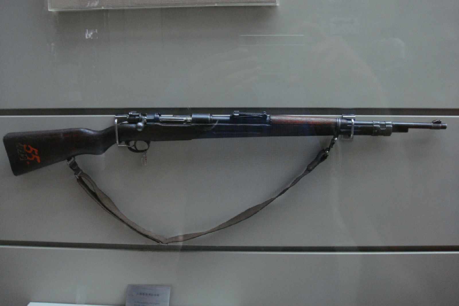 博物館裡陳列的中正式步騎槍