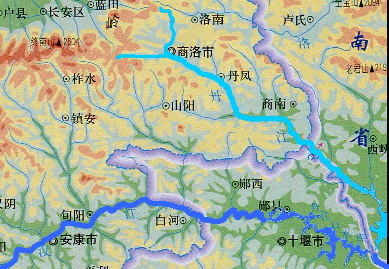 丹江的位置及流向範圍