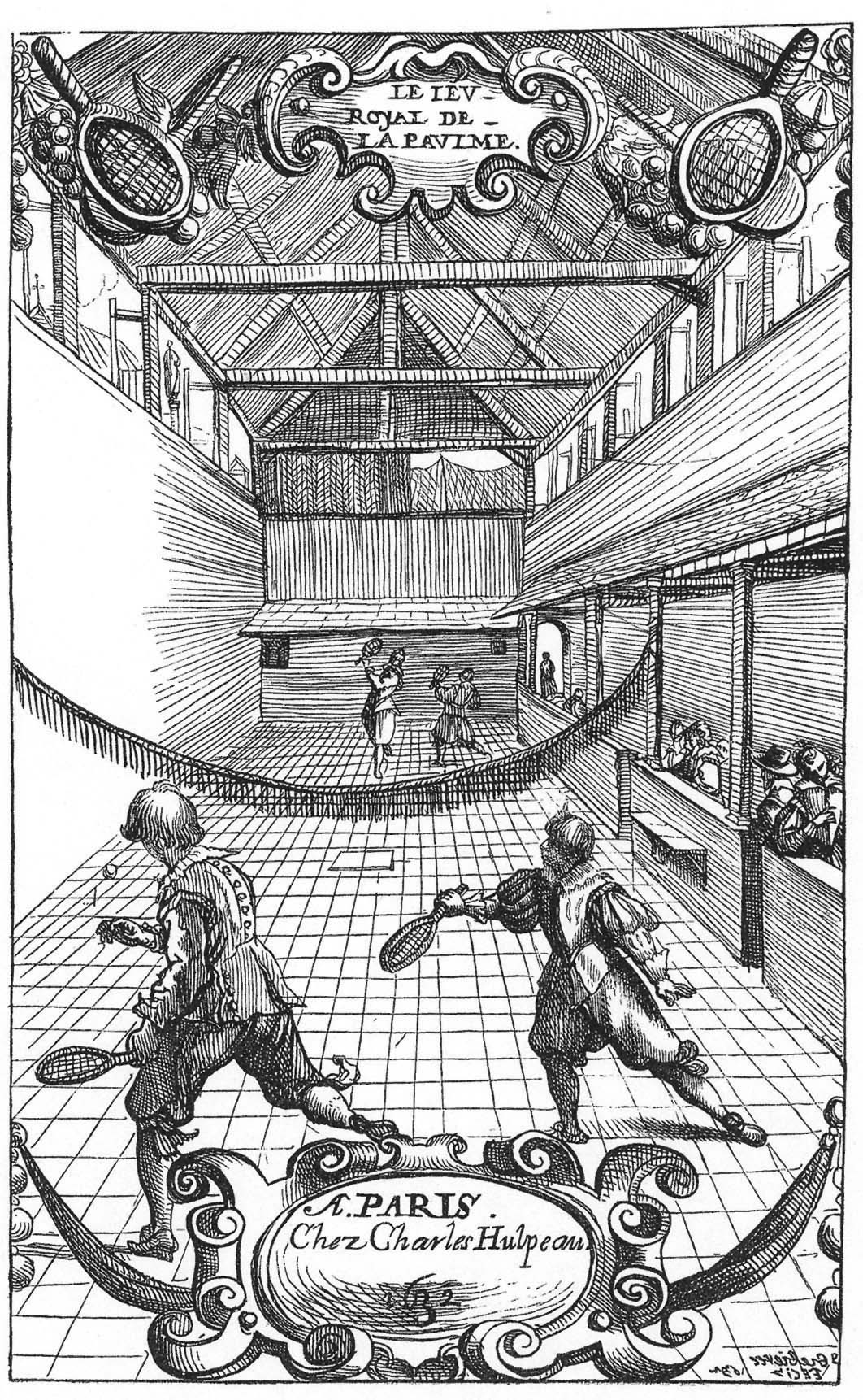 16世紀的法國貴族在打室區域網路球