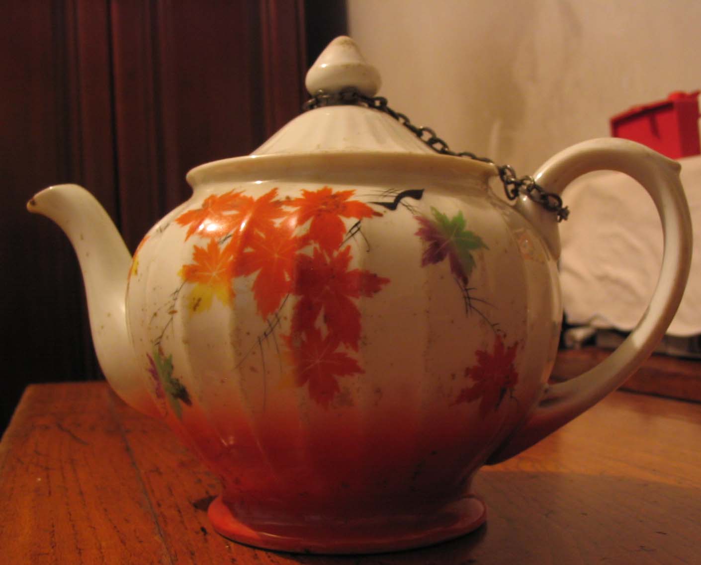 清代瓷茶壺