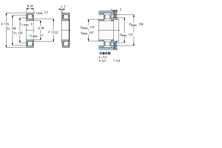 SKF NJ2219ECM軸承 SKF NJ2219ECM軸承
