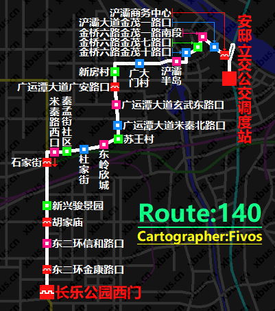 西安公交140路 西安公交140路
