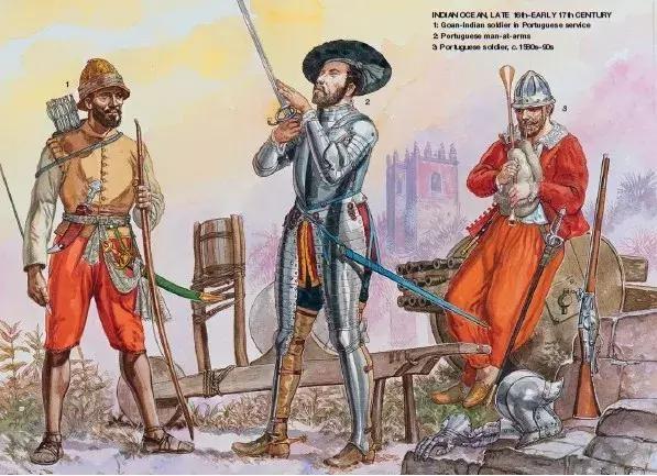 17世紀 駐紮在果阿的葡萄牙軍隊