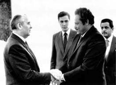 戈巴契夫與阿里·納賽爾