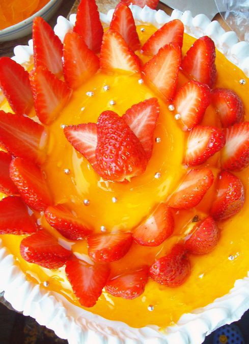草莓心語奶油蛋糕