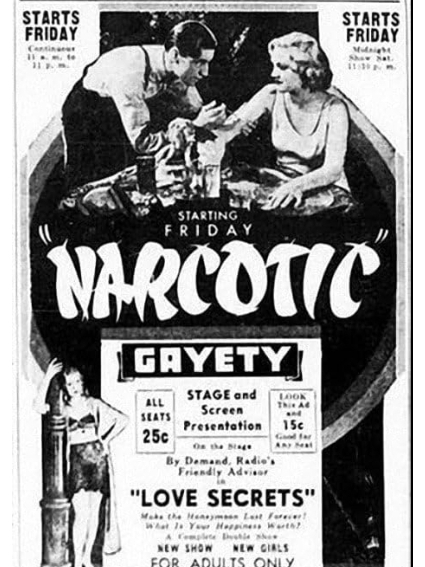 Narcotic(美國1933年Dwain EsperVival Sodar't等執導的電影) Narcotic(美國1933年Dwain EsperVival Sodar't等執導的電影)