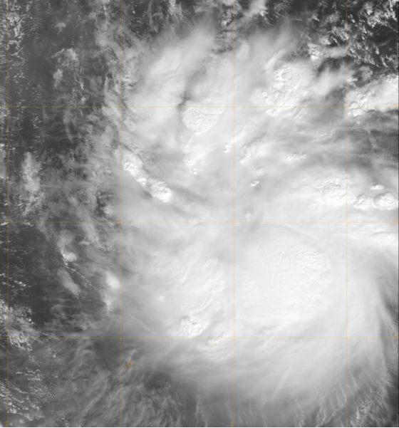 熱帶風暴潭美 衛星雲圖