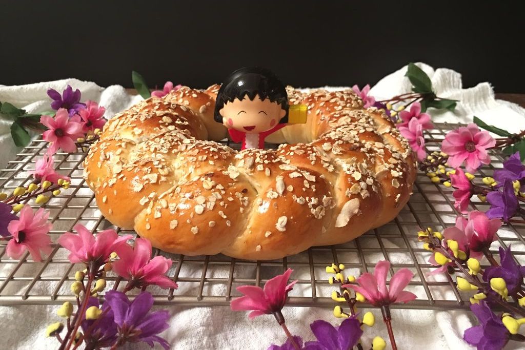燕麥辮子包 燕麥辮子包