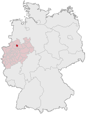 明斯特在德國內的位置