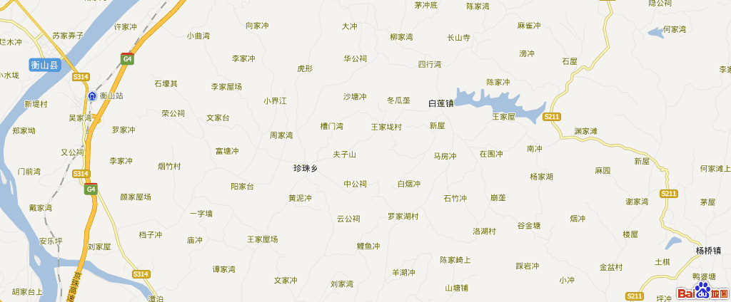 白蓮鎮地圖