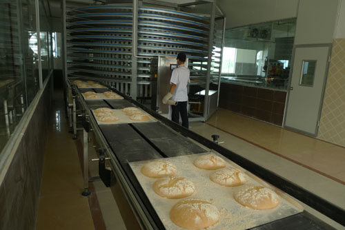 大餅生產過程