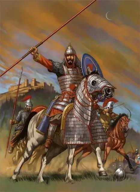 6世紀的羅馬騎兵 包括具裝重騎和各類輔助騎兵