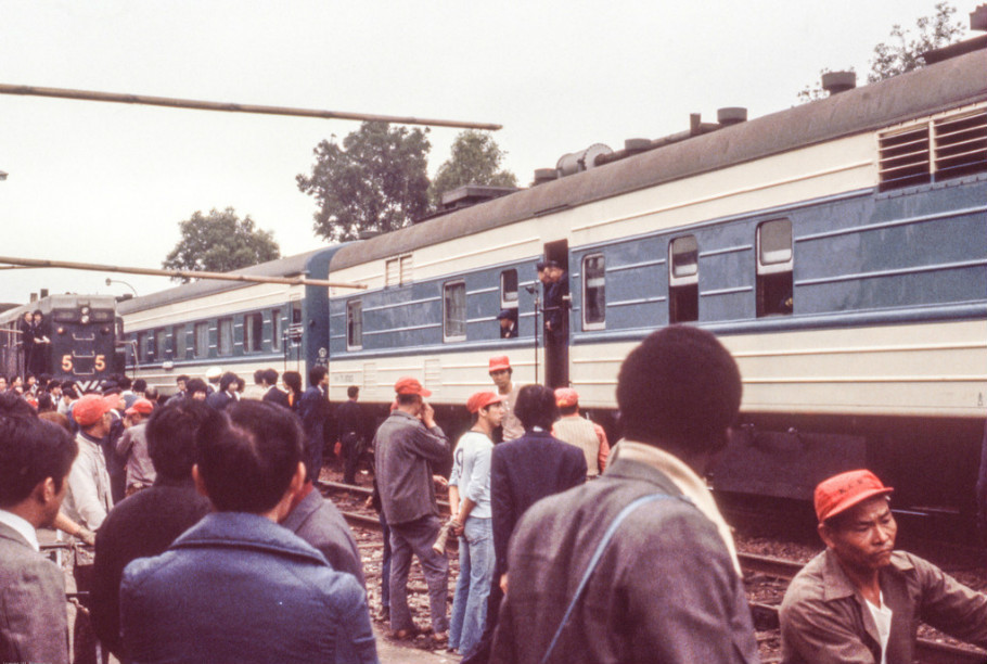 1979年前後的廣九直通車，使用24型客車
