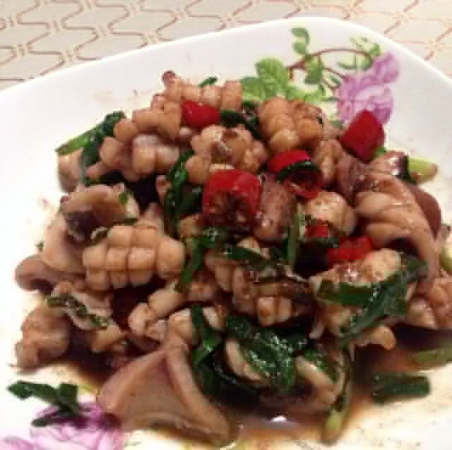 辣炒鮮魷 辣炒鮮魷