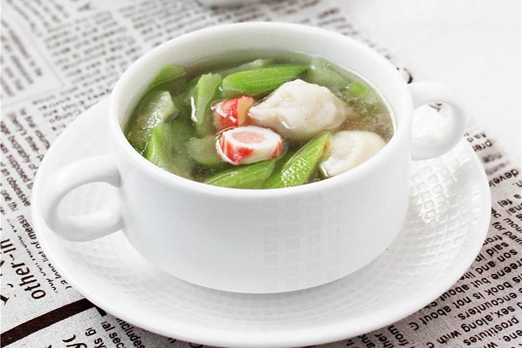 三色魚丸湯 三色魚丸湯