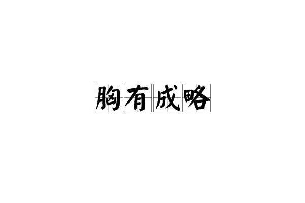 胸有成略 胸有成略