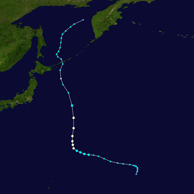 2015年第23號颱風“彩雲”路徑圖