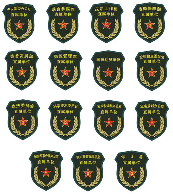 中央軍委辦事機構直屬單位臂章