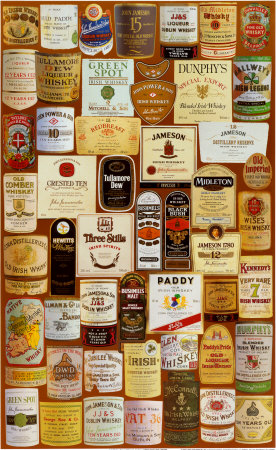 各個種類的Irish Whiskey