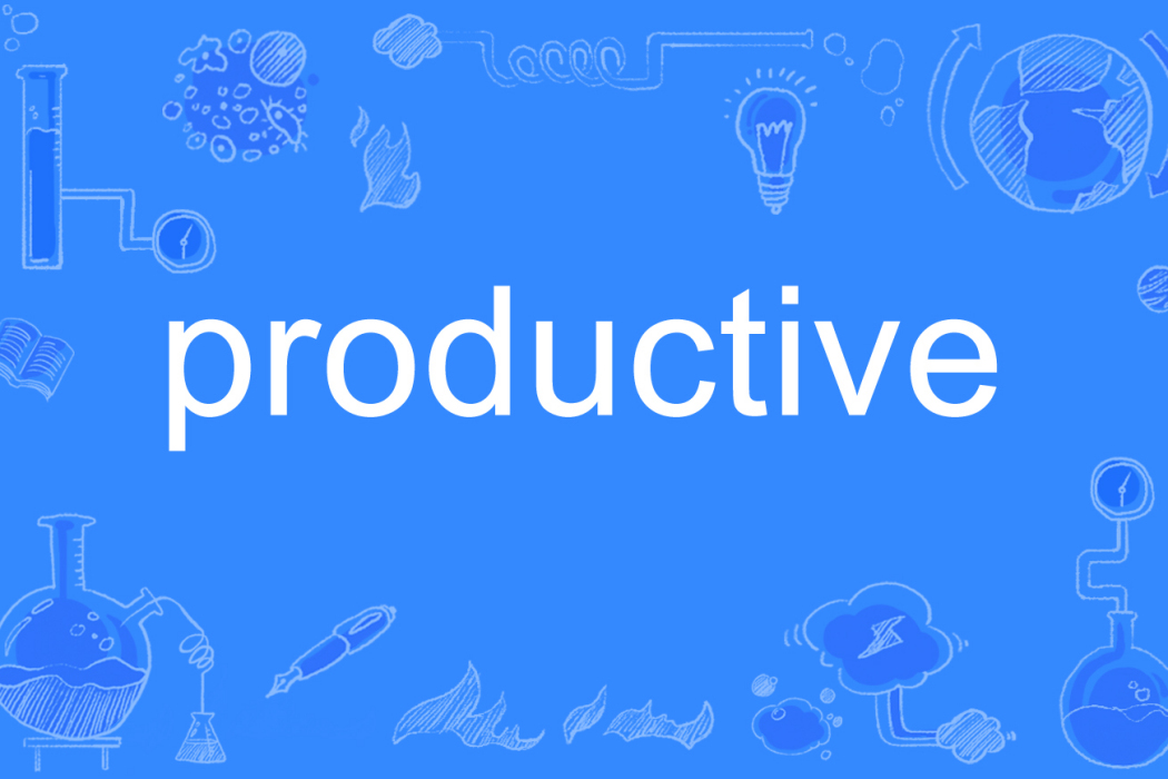 productive productive