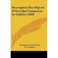 Description Des Objects D\x27Arts Qui Composent Le Cabinet(Denon, Dominique Vivant,DuBois, L. J. J.著圖書) Description Des Objects D\x27Arts Qui Composent Le Cabinet(Denon, Dominique Vivant,DuBois, L. J. J.著圖書)