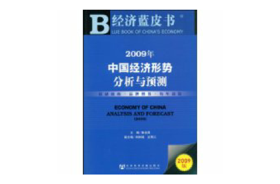 2009年中國經濟形勢分析與預測