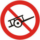 禁止人力車通行標誌