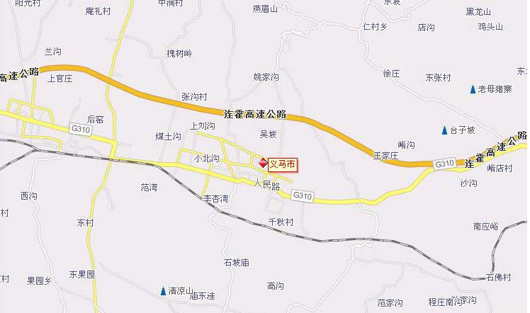 河南省義馬市新區地圖