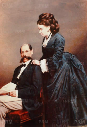 坎佩羅和他的妻子利娜道拉