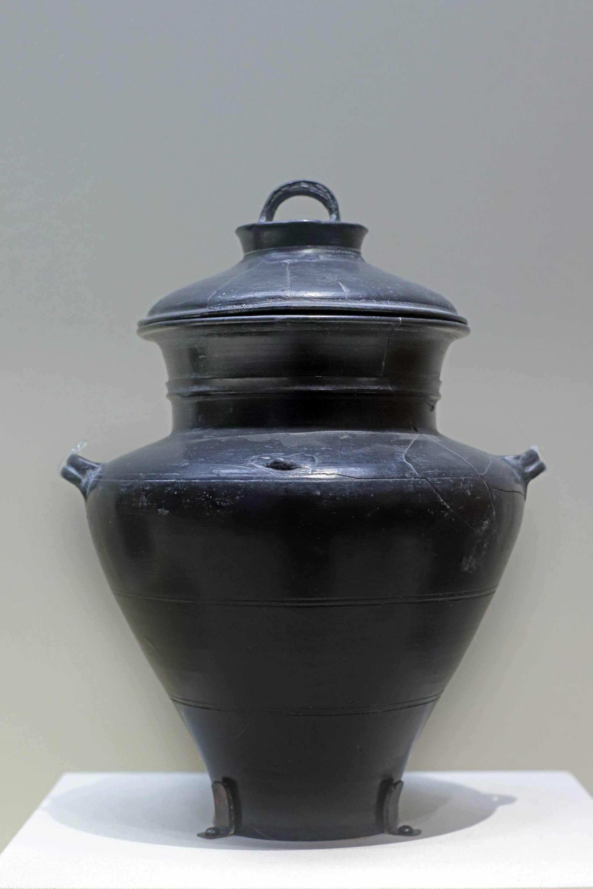 黑陶罐 龍山文化