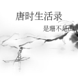 唐時生活錄 唐時生活錄