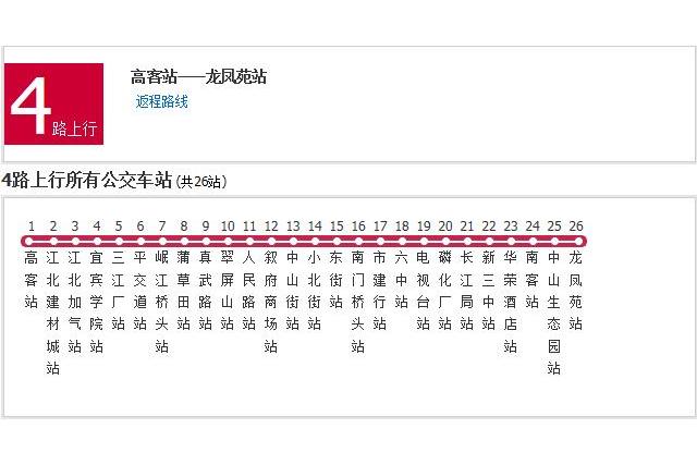 宜賓公交4路 宜賓公交4路