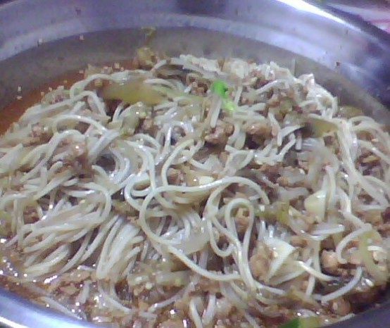 茄子豬肉麵 茄子豬肉麵