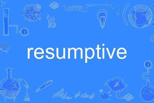 resumptive resumptive