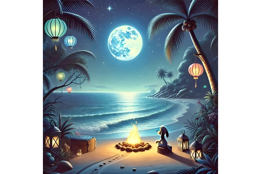 海邊夜晚 海邊夜晚