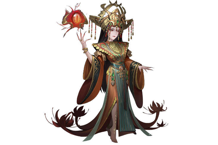 精絕女王(《陰陽界》屍族陣營紫金角色) 精絕女王(《陰陽界》屍族陣營紫金角色)
