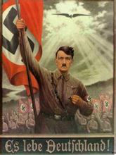 納粹德國的宣傳海報：希特勒拯救德國人民