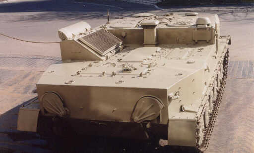 BTR-50履帶式裝甲輸送車尾部特寫